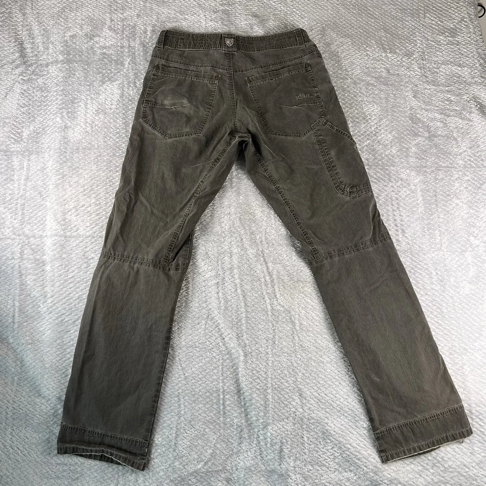 Kuhl Revolvr Vintage Patina Dye Pants Mens 32x34 Gray Hiking Outdoor Utility